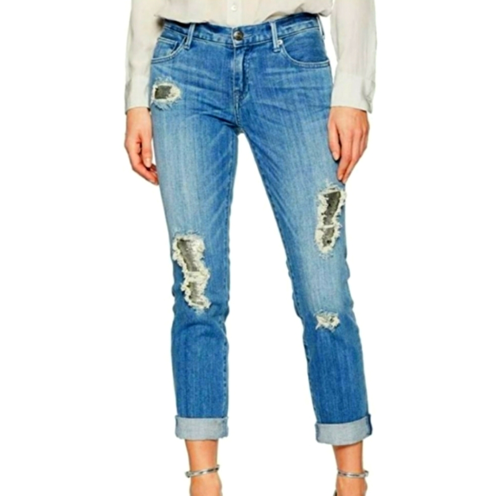 NEW WOMEN'S TRUE RELIGION BOYFRIEND FIT JEANS